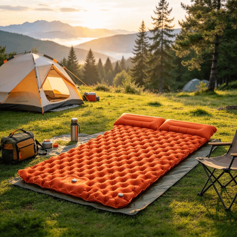 Colchoneta de camping plegable - Camping Air Mattress Built In Pump reseña y precio