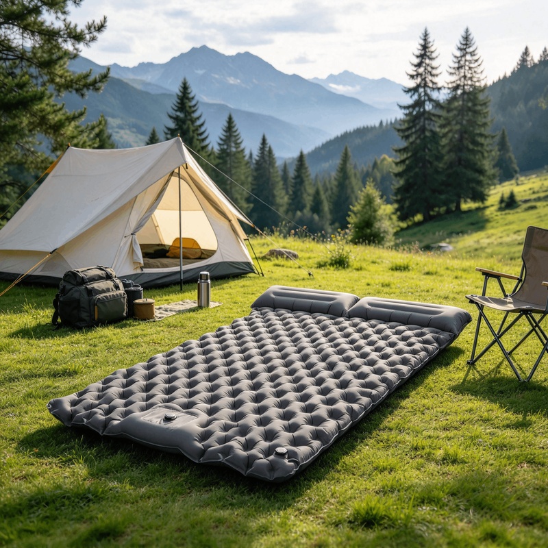 Colchoneta de camping plegable - Camping Air Mattress Built In Pump reseña y precio